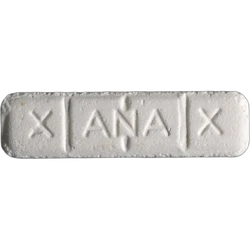Grey Xanax pill — Flualprazolam — Biel, Switzerland