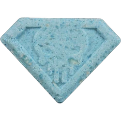 Blue Punisher ecstasy pill (XTC) — MDMA 150mg — Zürich, Switzerland