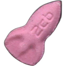 Pink NASA pill — 2C-B 12mg — Madrid, Spain