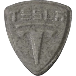 Grey Tesla ecstasy pill (XTC) — MDMA 124mg — Berlin, Germany