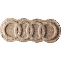 Brown Audi ecstasy pill (XTC) — MDMA 273mg — Zürich, Switzerland