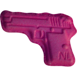 Pink Pistol pill — Caffeine 10mg — Vienna, Austria