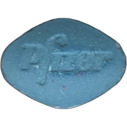 Blue $100 pill — Sildenafil — Zaragoza, Spain