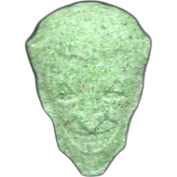 Green Joker ecstasy pill (XTC) — MDMA 163mg — Madrid, Spain