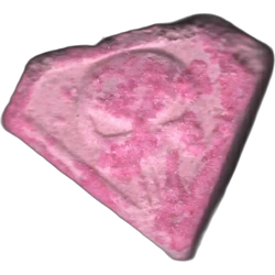 Pink Punisher ecstasy pill (XTC) — MDMA 232mg — Barcelona, Spain