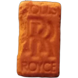 Orange Rolls Royce ecstasy pill (XTC) — MDMA 167mg — Granada, Spain
