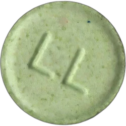 Green LL pill — 2C-B — Barcelona, Spain