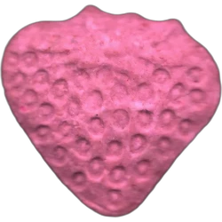 Pink Strawberry ecstasy pill (XTC) — MDMA 189mg — Barcelona, Spain