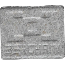 Grey Berghain ecstasy pill (XTC) — MDMA 128mg — Barcelona, Spain