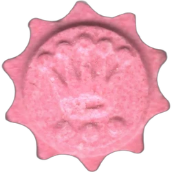 Pink Rolex pill — MDMA 186mg — Barcelona, Spain