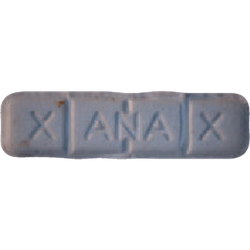 White Xanax pill — Flualprazolam — Vienna, Austria