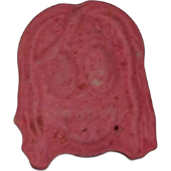 Pink 69 ecstasy pill (XTC) — MDMA 165mg — Berlin, Germany
