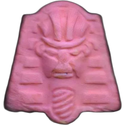 Pink Pharaoh ecstasy pill (XTC) — MDMA 190mg — Barcelona, Spain