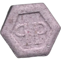 Pink Patek Philippe ecstasy pill (XTC) — MDMA 105mg — Madrid, Spain