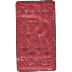 Purple Rolls Royce ecstasy pill (XTC) — MDMA 130mg — Madrid, Spain