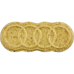 Yellow Audi ecstasy pill (XTC) — MDMA 160mg — Zürich, Switzerland
