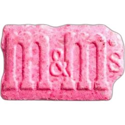 Pink M&M's ecstasy pill (XTC) — MDMA 230mg — Marseille, France