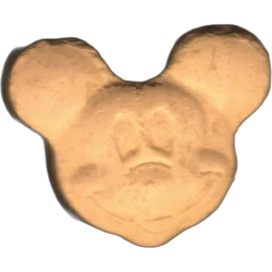 Orange Mickey Mouse ecstasy pill (XTC) — MDMA 150mg — Barcelona, Spain