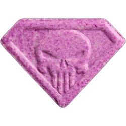 Purple Punisher ecstasy pill (XTC) — MDMA 151mg — Zürich, Switzerland