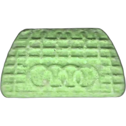 Green Audi ecstasy pill (XTC) — MDMA 187mg — Madrid, Spain