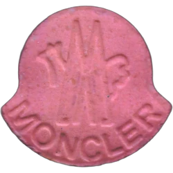 Pink Moncler ecstasy pill (XTC) — MDMA 207mg — Segovia, Spain