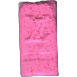 Pink Louis Vuitton ecstasy pill (XTC) — MDMA 191mg — Barcelona, Spain