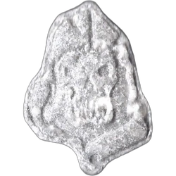 Grey Grim Reaper ecstasy pill (XTC) — MDMA 291mg — Madrid, Spain