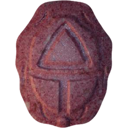 Pink Squid Game ecstasy pill (XTC) — MDMA 131mg — Vienna, Austria