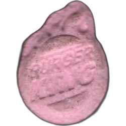 Pink Burguer King ecstasy pill (XTC) — MDMA 133mg — Alicante, Spain