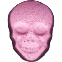 Pink Skull ecstasy pill (XTC) — MDMA 190mg — Madrid, Spain