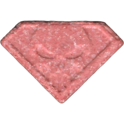 Pink Punisher ecstasy pill (XTC) — Unknown — Huesca, Spain