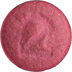 Pink Red Bull ecstasy pill (XTC) — 2C-B 22mg — Bern, Switzerland
