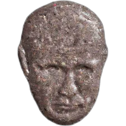 Grey Putin ecstasy pill (XTC) — MDMA 52mg — Marseille, France