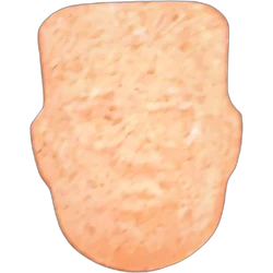 Orange Kim Jong Un ecstasy pill (XTC) — MDMA 124mg — Granada, Spain