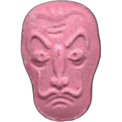Pink La Casa de Papel ecstasy pill (XTC) — MDMA 231mg — Madrid, Spain