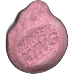 Pink Burguer King ecstasy pill (XTC) — MDMA 142mg — Barcelona, Spain
