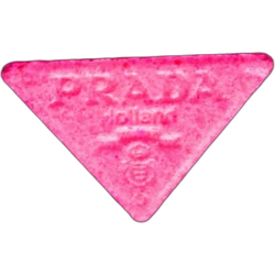 Pink Prada ecstasy pill (XTC) — MDMA 191mg — Barcelona, Spain