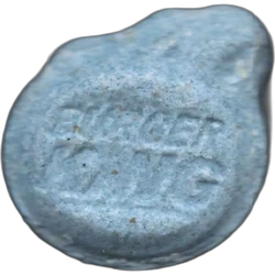 Blue Burguer King ecstasy pill (XTC) — MDMA 176mg — Barcelona, Spain