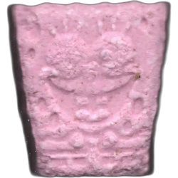 Pink Bob Esponja ecstasy pill (XTC) — Unknown — Barcelona, Spain