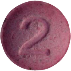Pink 2C-B pill — 2C-B 21mg — Vienna, Austria