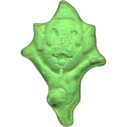 Green Deku pill — 2C-B 9mg — Barcelona, Spain