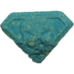 Blue Punisher ecstasy pill (XTC) — MDMA 264mg — Graz, Austria