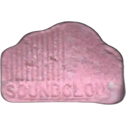 Pink Soundcloud ecstasy pill (XTC) — MDMA 205mg — Barcelona, Spain