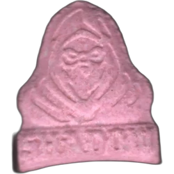 Pink Shadow ecstasy pill (XTC) — MDMA 171mg — Barcelona, Spain