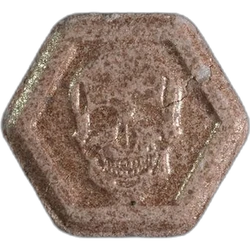 Brown Crystals pill — MDMA 183mg — Bern, Switzerland
