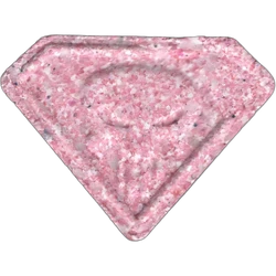 Pink Punisher ecstasy pill (XTC) — MDMA 68mg — Madrid, Spain