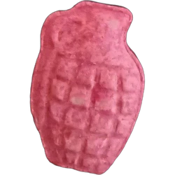 Pink Granade ecstasy pill (XTC) — MDMA 168mg — Málaga, Spain
