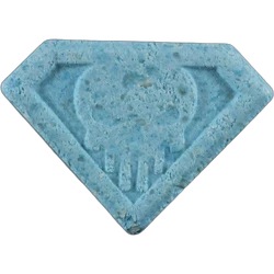 Blue Punisher ecstasy pill (XTC) — MDMA 153mg — Zürich, Switzerland