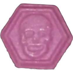 Pink Philipp Plein ecstasy pill (XTC) — MDMA 190mg — Granada, Spain