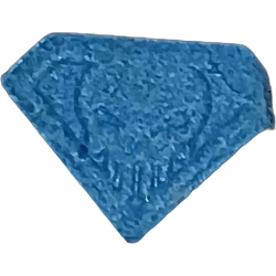 Blue Punisher ecstasy pill (XTC) — MDMA 206mg — Málaga, Spain